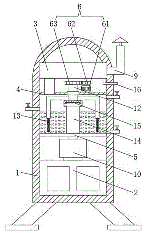 金屬粉末冶金工藝用真空燒結爐的制作方法