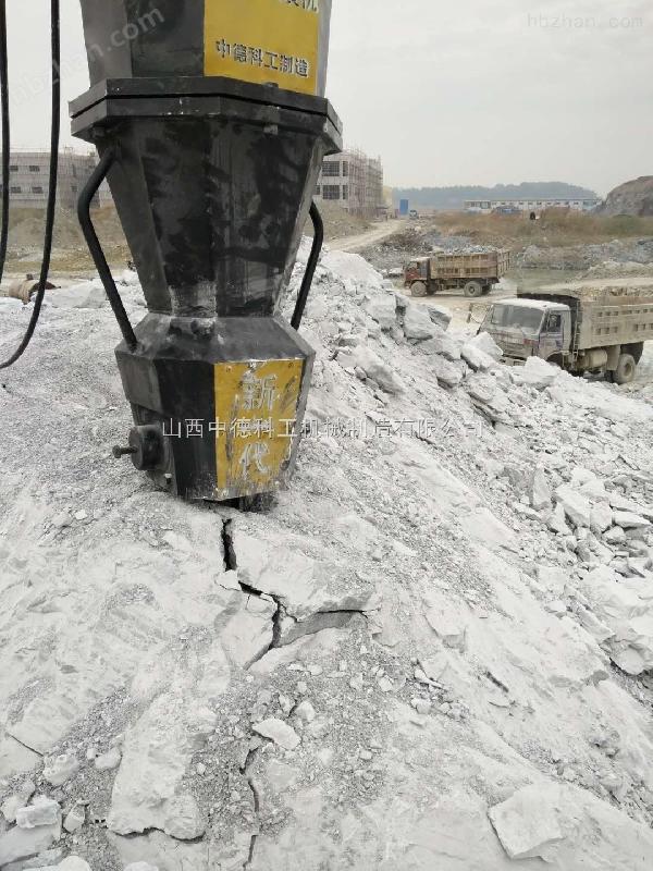 廣東堅硬石頭靜態液壓破石機