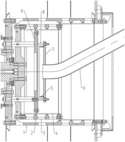 活塞推料離心機均勻布料結構