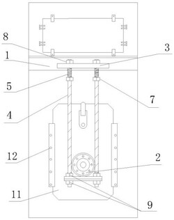 輸渣系統板鏈斗式提升機新型從動輪張緊機構