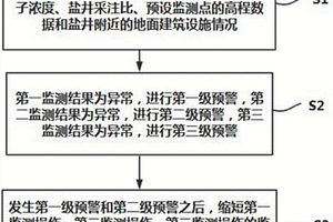 水溶開采鹽井地質沉降監控的方法及系統