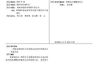 提高鉬鎢礦石浮選指標的改性藥劑及其制備方法