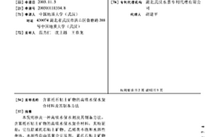 生物氧化提金用磨礦機的殘渣處理設備