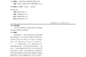 可用于檢測低分子量揮發性鹵代烴的鉑苯乙炔化合物發光變色材料