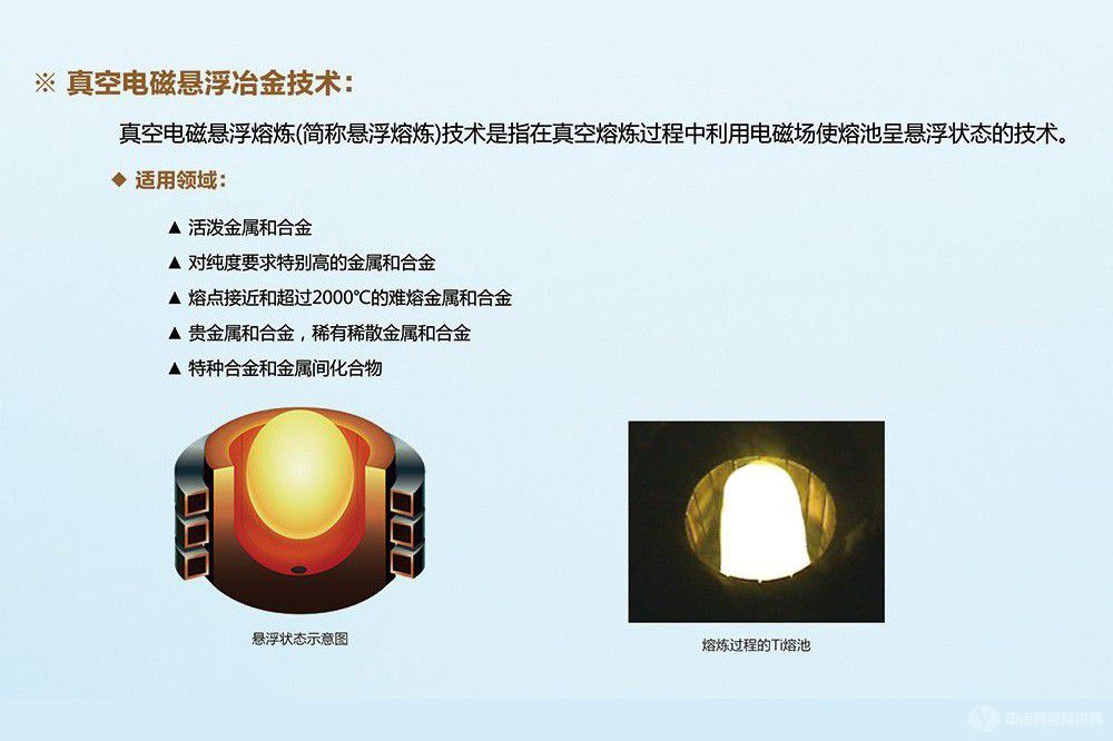 真空電磁懸浮冶金技術