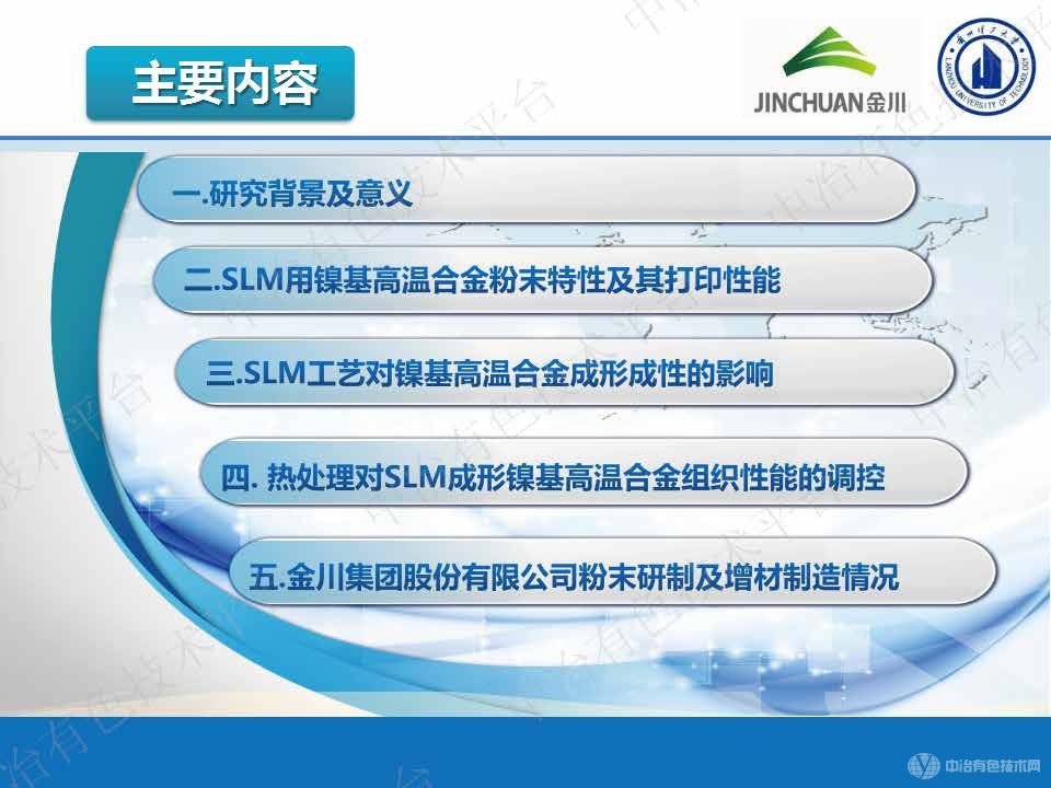 鎳基高溫合金粉末特性及選區激光熔化(SLM)成形-成性的研究