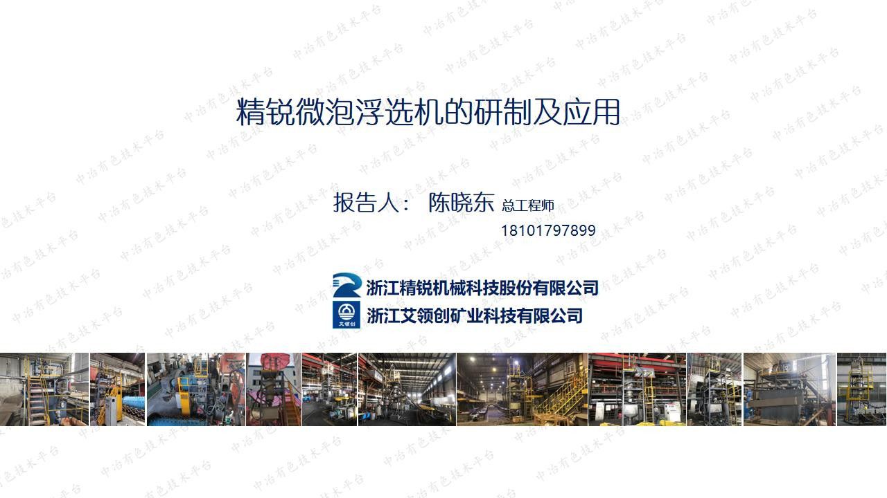 精銳微泡浮選機的研制及應用