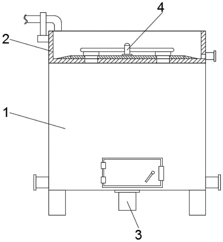 建筑施工用具有防堵塞功能的污水處理系統