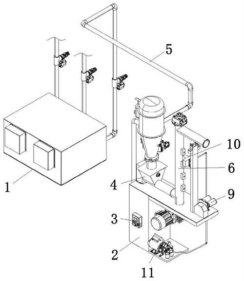 含氟高分子材料造粒機的粉末上料設備