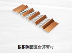 銀銅側面復合薄帶材