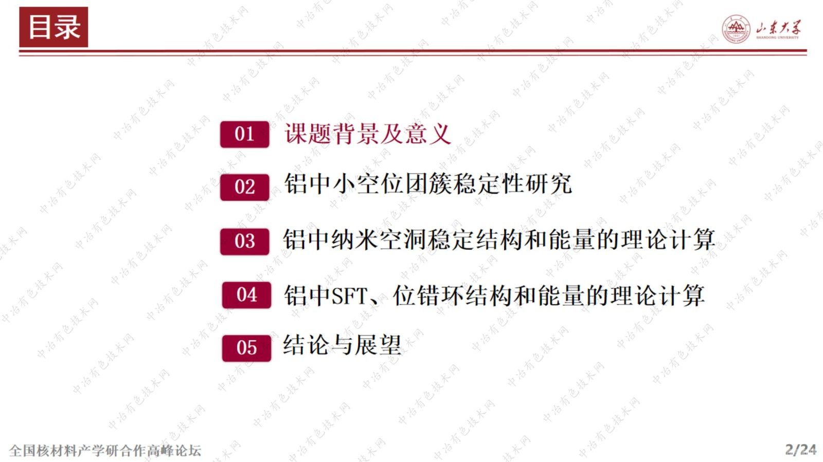 面心立方金屬空位型缺陷結構和能量性質