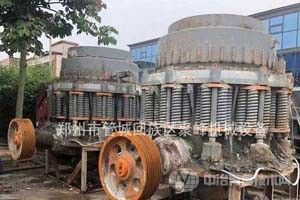 轉讓雙金1400彈簧圓錐破碎機九成新