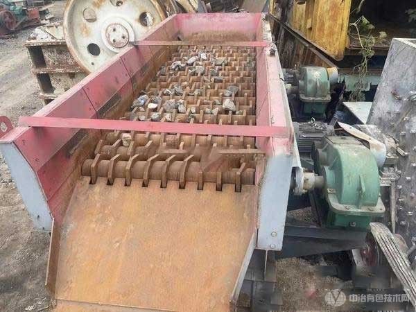 轉讓二手1.2米/4米泥石分離機配套1/3米鏈板給料機 九成新