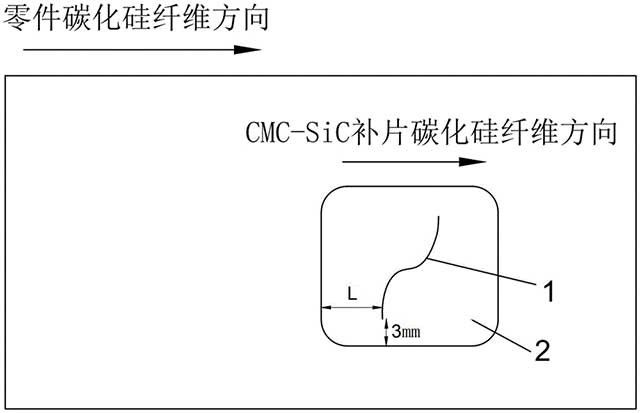 航空發動機碳化硅陶瓷基復合材料零件貼補修復方法