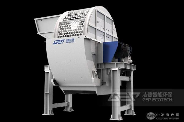 雙軸輪胎撕碎機