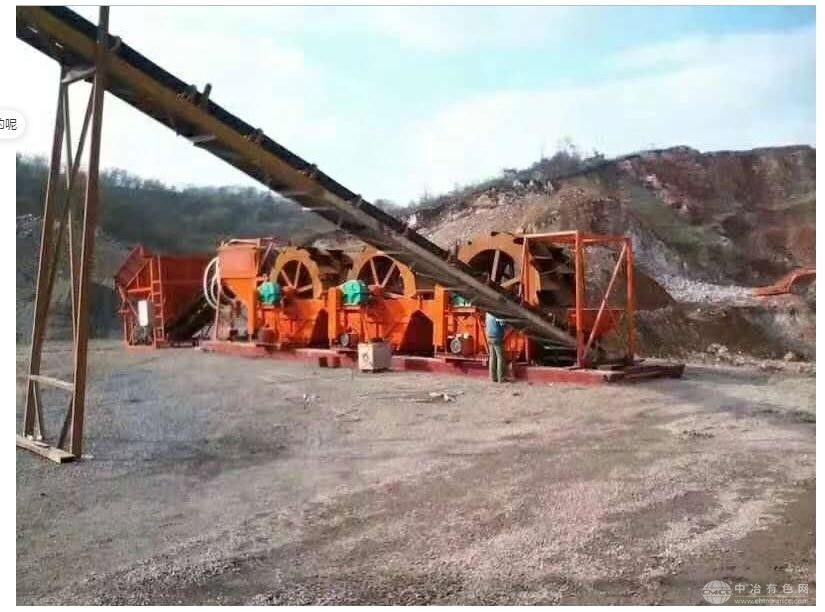水輪式洗沙機