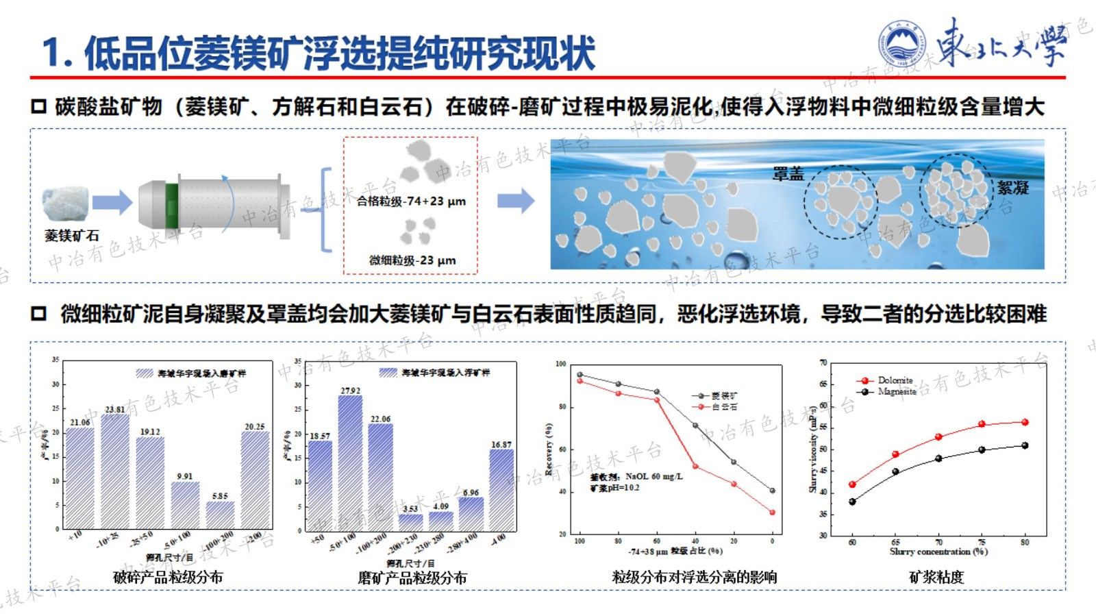 有機助磨劑強化低品位菱鎂礦分選行為及機理研究
