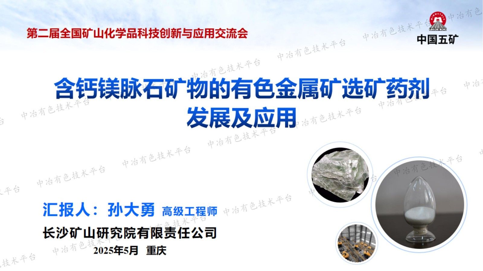含鈣鎂脈石礦物的有色金屬礦選礦藥劑 發展及應用