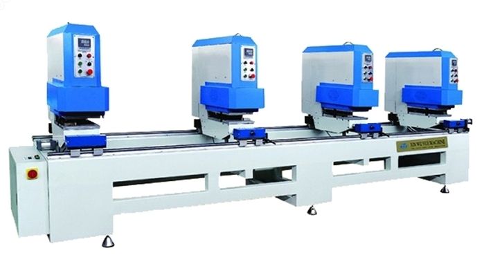 塑料型材四位無縫焊接機