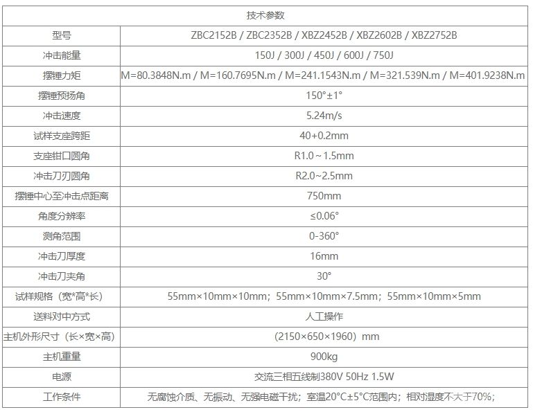 ZBC2000B系列液晶式金屬擺錘沖擊試驗機