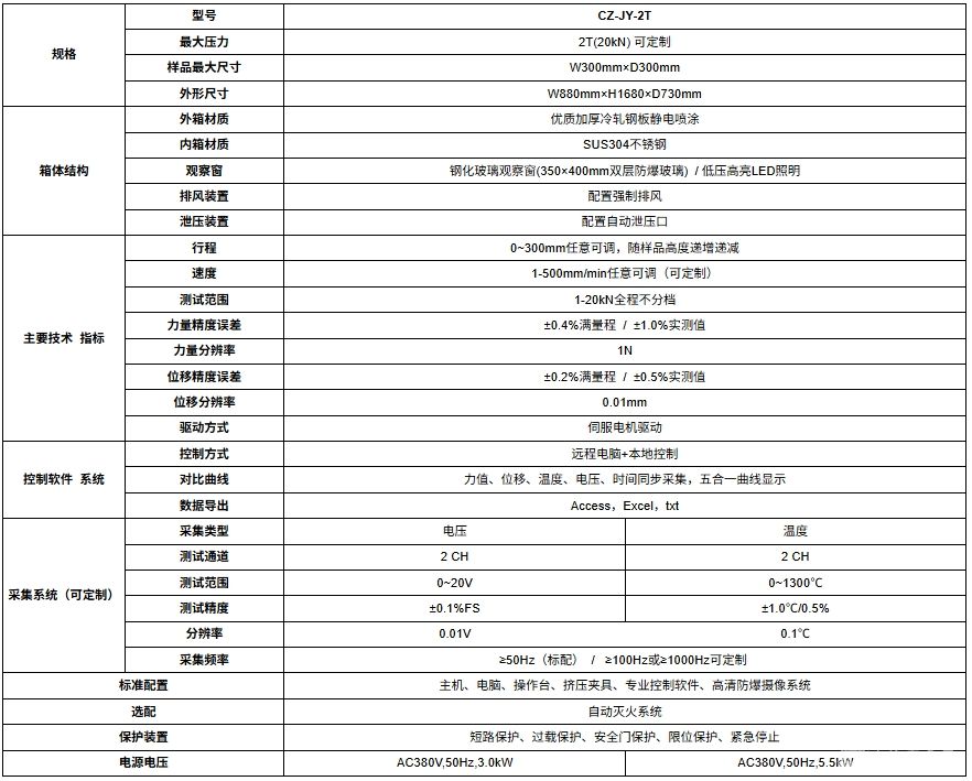 立式動力電池擠壓試驗機
