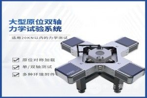 大型原位雙軸力學試驗系統
